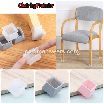 Protettori di pavimentu per sedia di silicone flessibile persunalizati